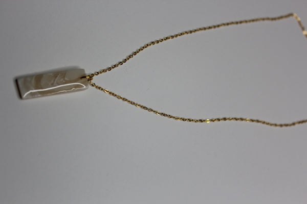 Alabaster Pearl Necklace